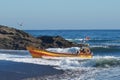 Fishing Boat Returns with the Catch Royalty Free Stock Photo