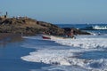 Fishing Boat Returns with the Catch Royalty Free Stock Photo