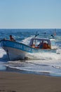 Fishing Boat Returns with the Catch Royalty Free Stock Photo