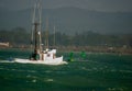 Fishing Boat Returns Home Royalty Free Stock Photo