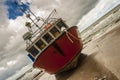 Fishing boat - Rewal Poland. Royalty Free Stock Photo