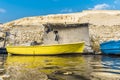 Fishing Boat in River Water Royalty Free Stock Photo