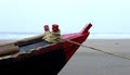 A fishing boat at a sea beach of Mandarmani West Bengal India