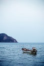 Fishing boat on the sea, thailand Royalty Free Stock Photo