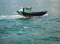 Fishing boat in sea Royalty Free Stock Photo