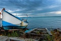 Fishing boat on the shore