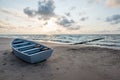 Fishing boat on the shore Royalty Free Stock Photo