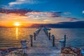 Florida Keys Islamorada Fishing Boat Sunrise Royalty Free Stock Photo