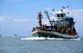 Fishing boat in Thailand Royalty Free Stock Photo