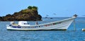 Fishing boat on Tobago island.