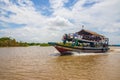 Fishing boat at the tonle sap lake in the Siem Reap Province Cambodia Southeast Asia Royalty Free Stock Photo