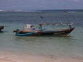Fishing boat in the Ujung Genteng beach