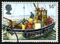 Fishing Boat UK Postage Stamp