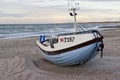 Fishing-boat. Vorupoer Denmark.