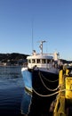 Fishing boat, Wellington harbour Royalty Free Stock Photo