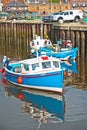 Fishing boat at Whitby: rods and lines