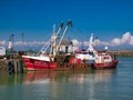 Fishing boat Zara Annabel BCK 126 moored at Maryport on the Solway Coast in Cumbria, UK. Royalty Free Stock Photo