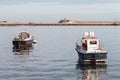 Fishing Boats Anchored in Port, Dun Laoghaire, Dublin, Ireland