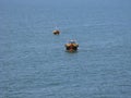 Fishing boats in Asian sea