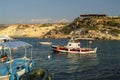 Fishing boats in Ayios Giorgios Harbour in southern Cyprus