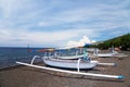 Fishing Boats on Beach, Amed, Bali, Indonesia