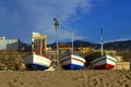 Fishing boats on the beach