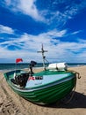 Fishing boats on the beach Royalty Free Stock Photo