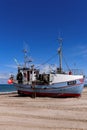 Fishing boats on the beach