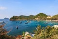 Fishing boats in Ben Ngu wharf, Nam Du islands, Kien Giang, Vietnam