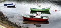 Fishing boats in the city of Viveiro, Lugo, Galicia. Spain. September 30, 2019 Royalty Free Stock Photo