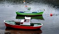 Fishing boats in the city of Viveiro, Lugo, Galicia. Spain. September 30, 2019 Royalty Free Stock Photo