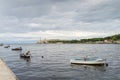 Fishing boats of Cuban fishermen Royalty Free Stock Photo