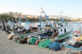 Fishing boats and nets