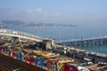 Fishing Boats at the Fish Market in Valparaiso, Chile