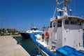 Fishing boats fisherboats in Denia port