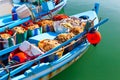 Fishing boats with fishing gear. Royalty Free Stock Photo