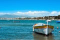 Fishing boats in the French Riviera, France Royalty Free Stock Photo