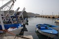 Fishing Boats in Gallipoli Harbour Royalty Free Stock Photo