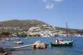 Fishing boats in the harbor of Agia Marina, Leros Royalty Free Stock Photo