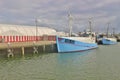 Fishing boats in the harbor of Hvide Sande, Denmark. Royalty Free Stock Photo