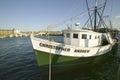 Fishing boats in harbor at Newport, Rhode Island Royalty Free Stock Photo