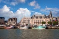 Fishing boats in the harbor of Trouville in Normandy France Royalty Free Stock Photo