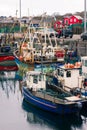 Fishing boats in the harbour.Dingle. Ireland