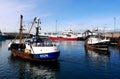 Fishing Boats in Harbour Scenic Royalty Free Stock Photo