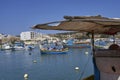 Fishing boats in the harbour of Marsaxlokk in Malta Royalty Free Stock Photo