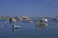 Fishing boats in the harbour of Marsaxlokk in Malta Royalty Free Stock Photo