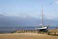 Fishing boats in harbour at Whitstable, Kent Royalty Free Stock Photo