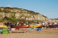 Fishing boats, Hastings Royalty Free Stock Photo