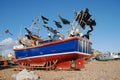 Fishing boats, Hastings Royalty Free Stock Photo