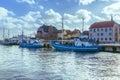 Fishing boats in Helsingor, Denmark.